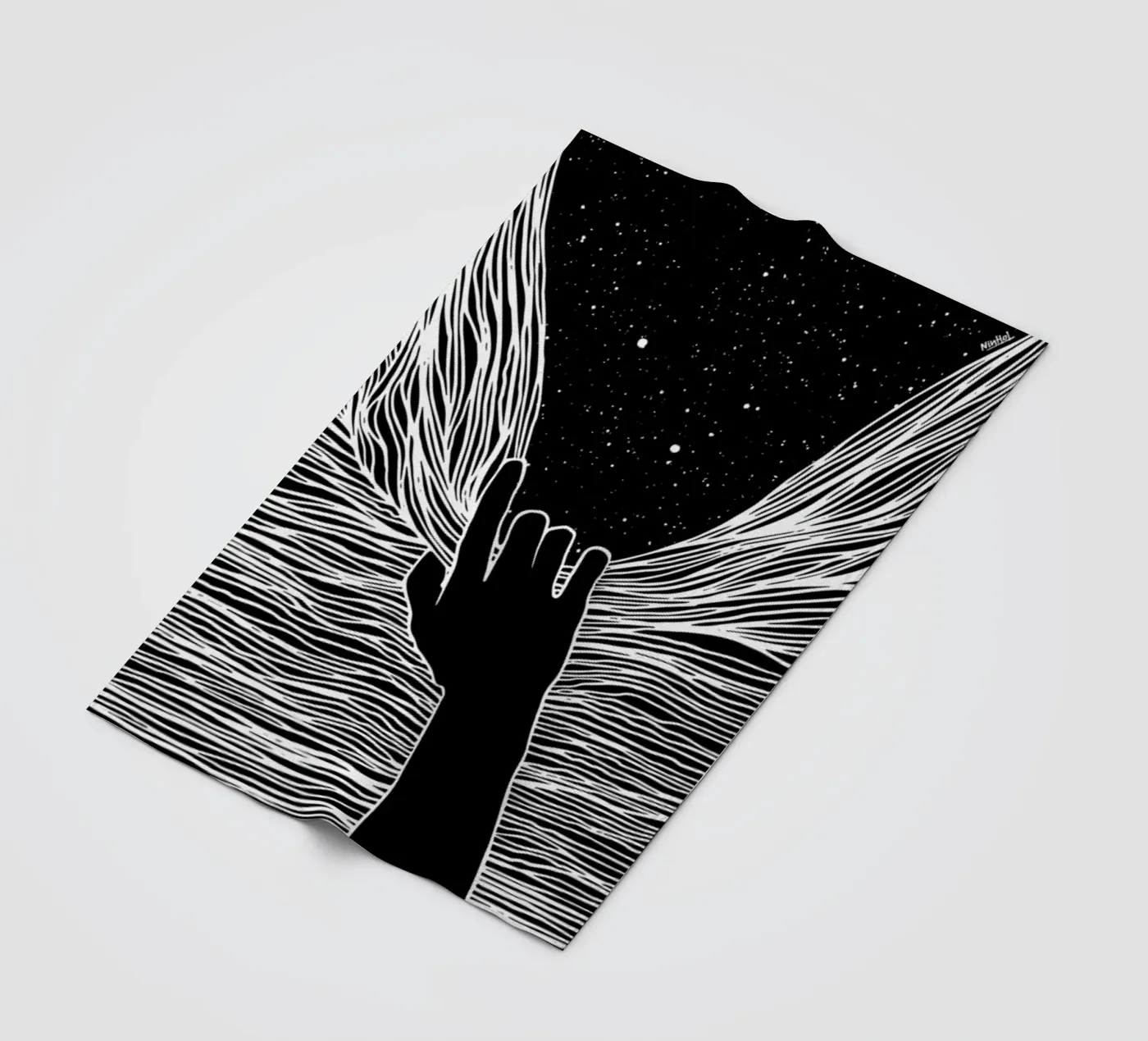 Through Window Up fleecedeken van Ninhol