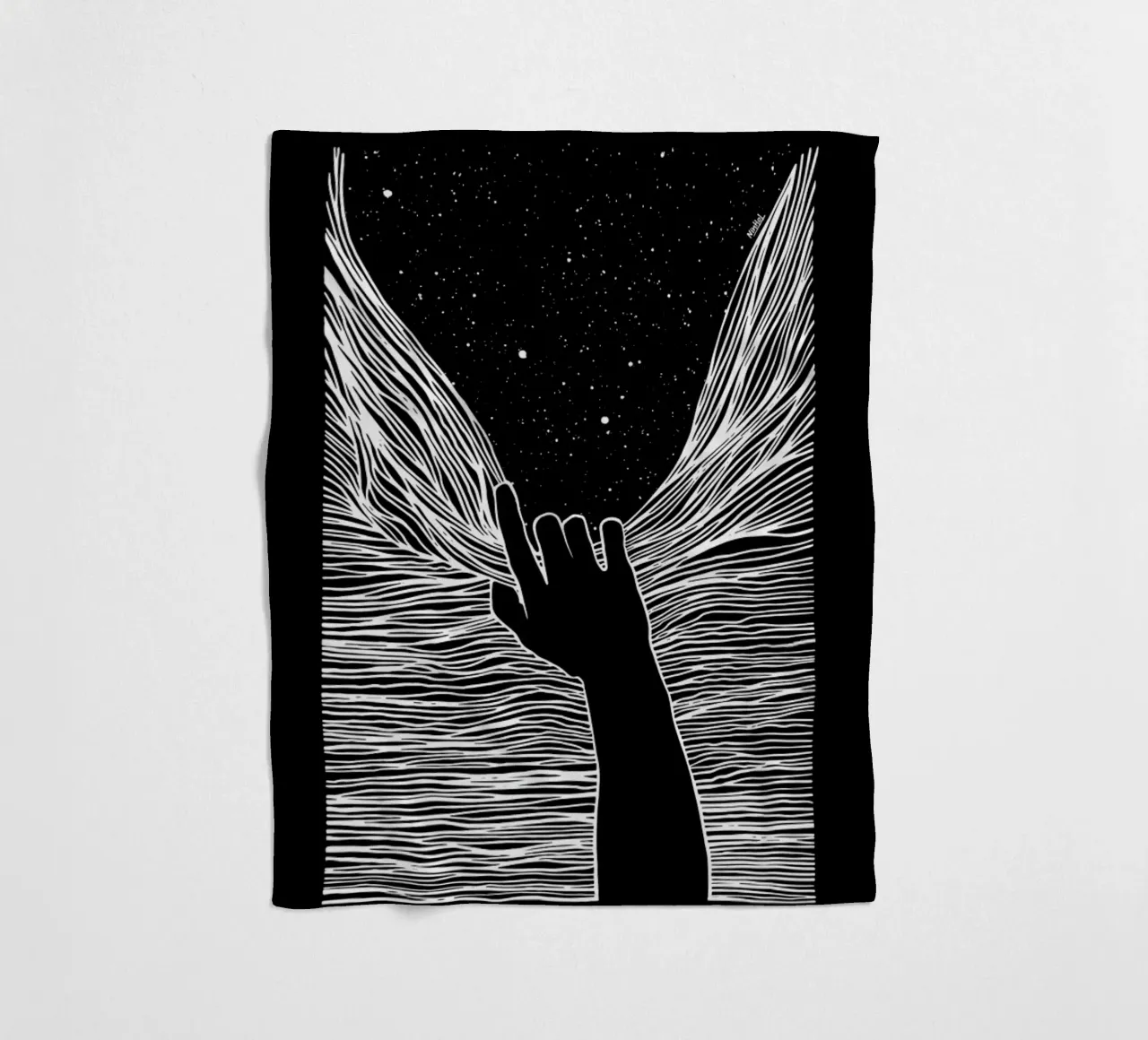 Through Window Up coperta in pile da Ninhol