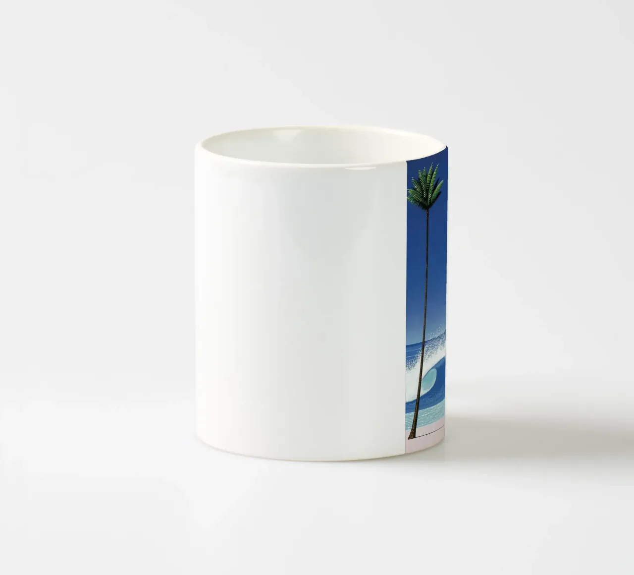Auto rossa e mare di Vit Nagai tazza in ceramica da Perdana shop