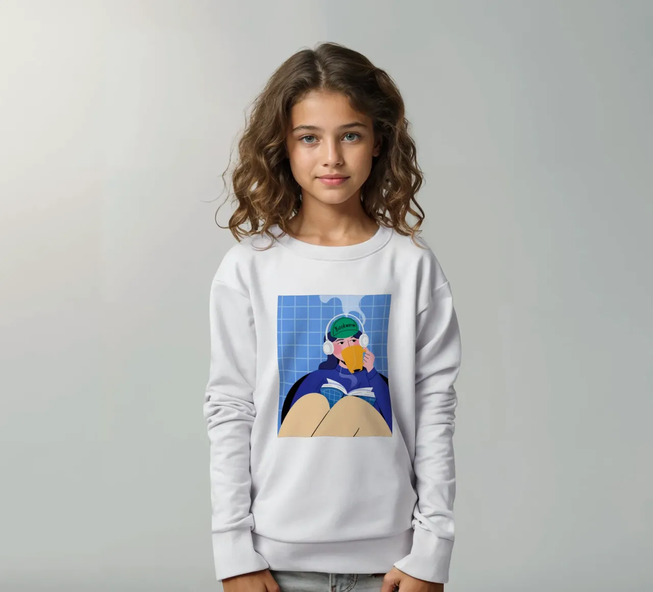 Headphone Escape kids sweatshirt by Prism Palette