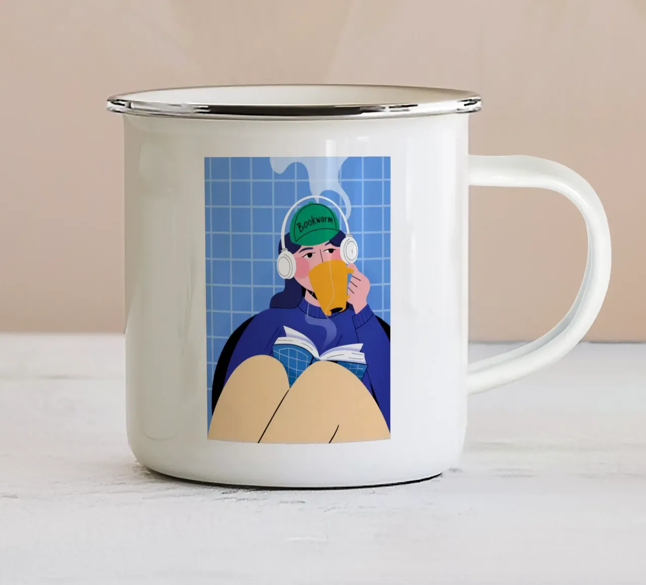 Fuga dalle cuffie tazza in smalto da Prism Palette
