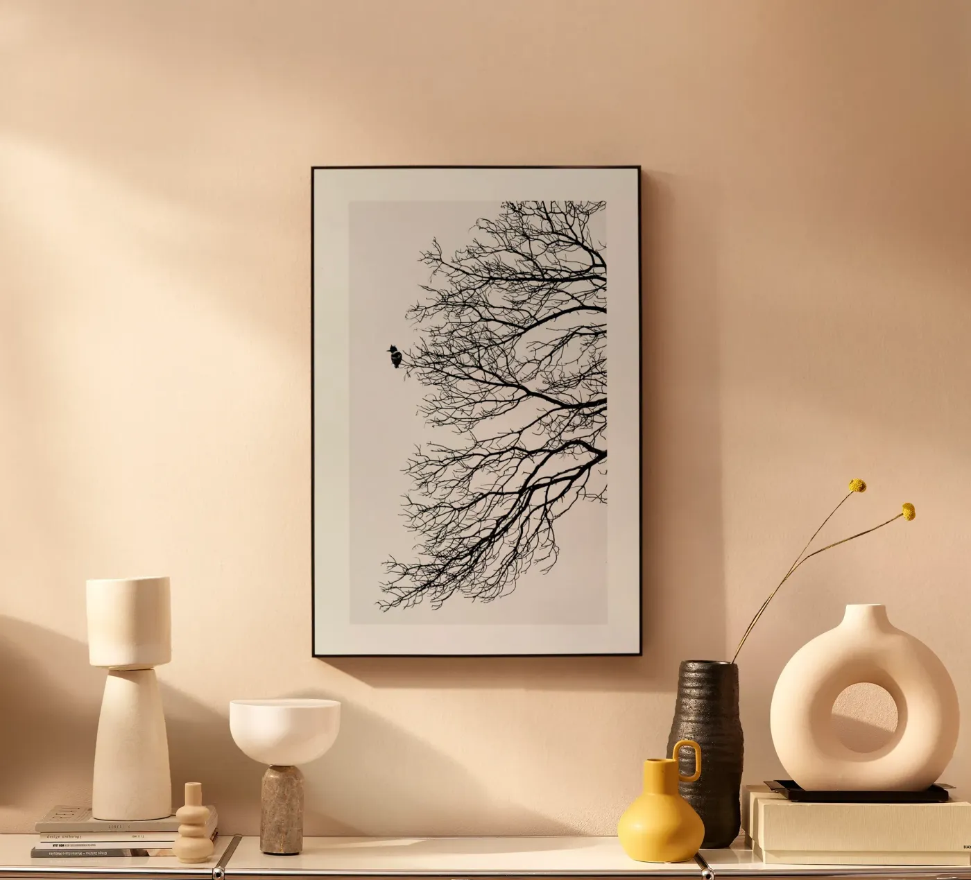 Winter Bird acryl van Flora & Fauna