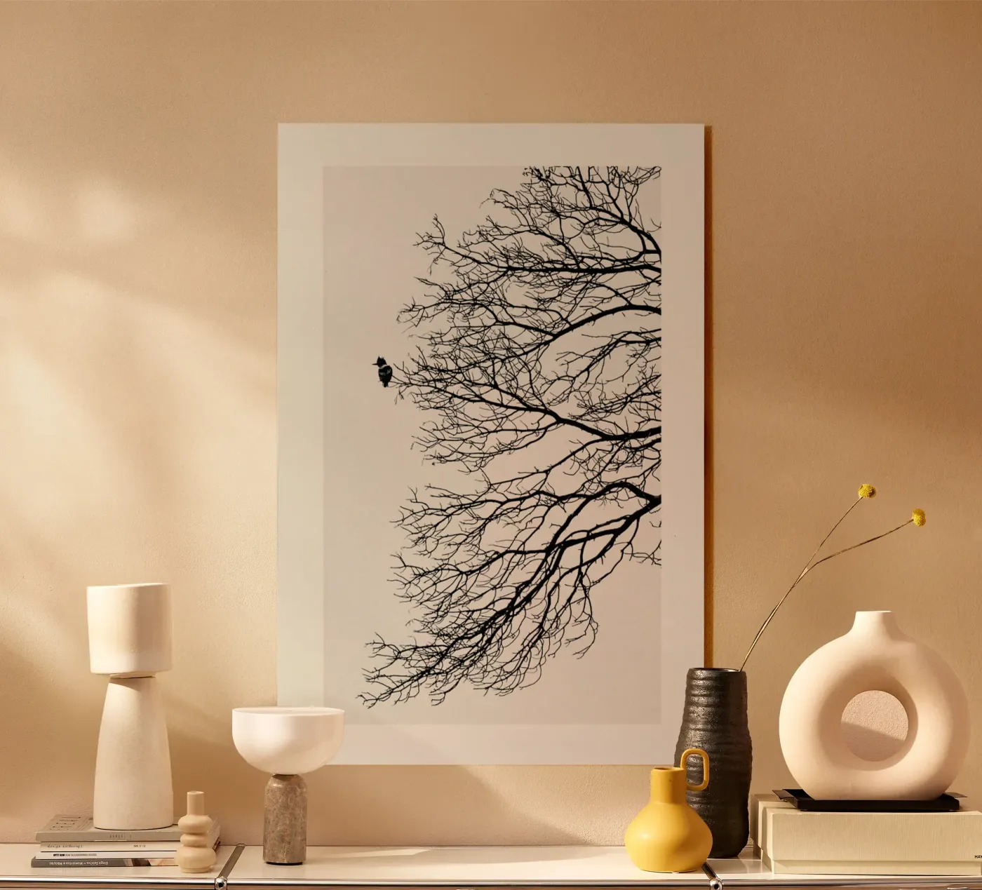 Winter Bird acryl van Flora & Fauna