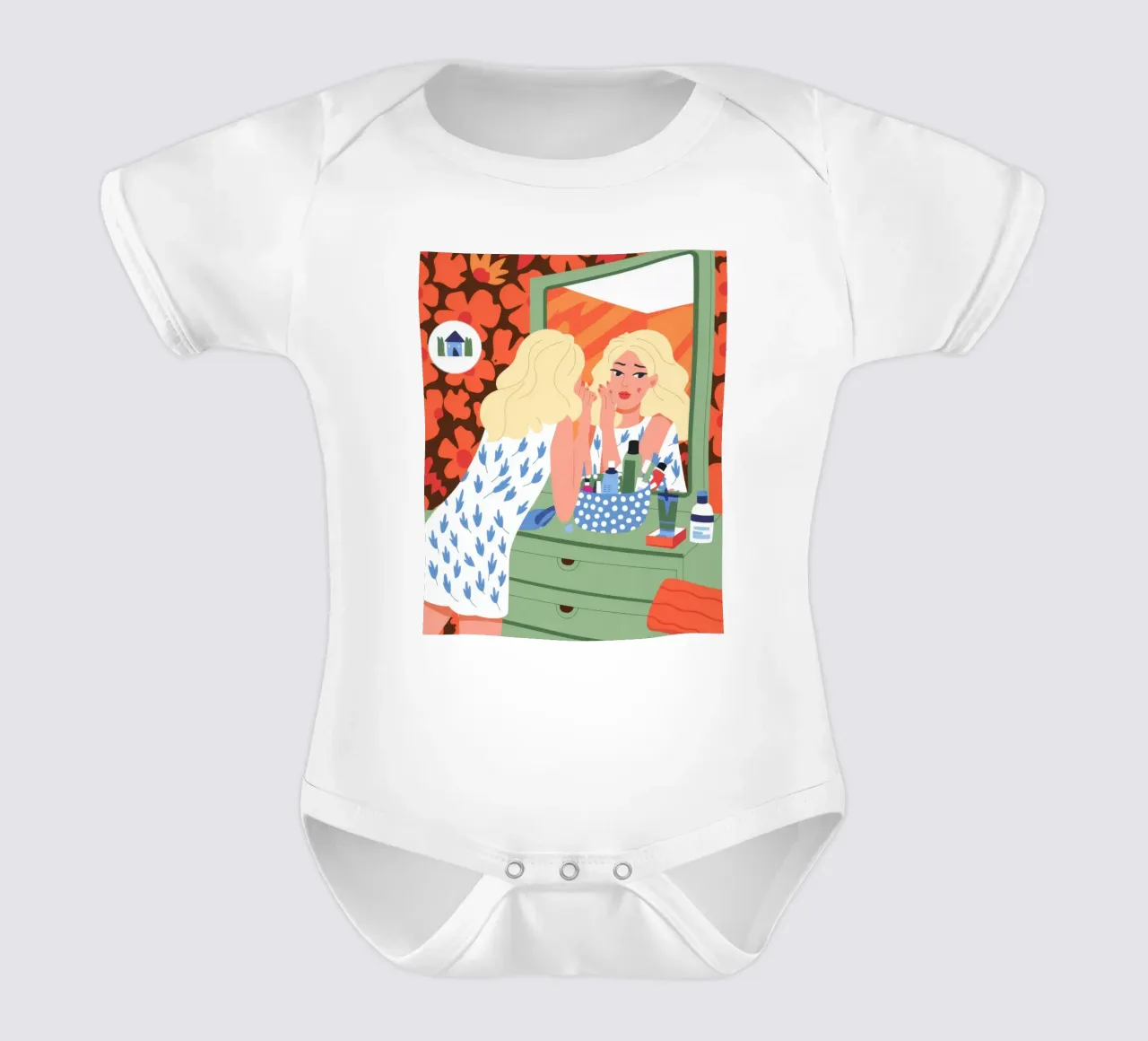 Réflexion sur la vanité body bébé de Prism Palette