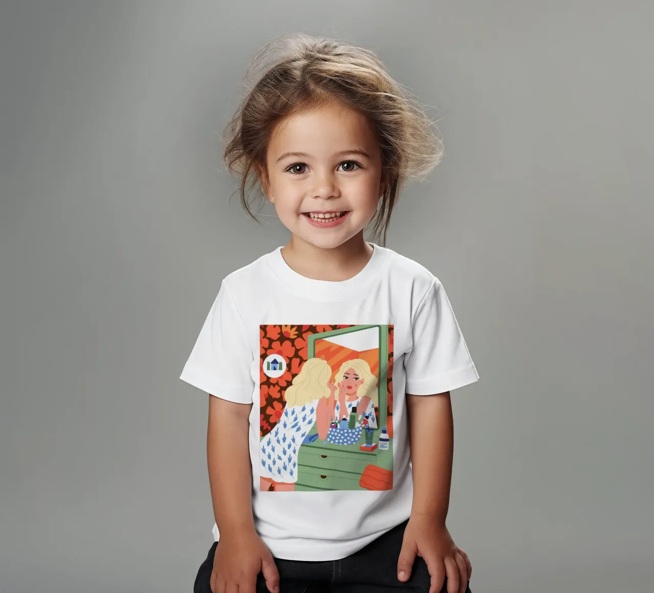 Riflesso di vanità t-shirt bambini da Prism Palette