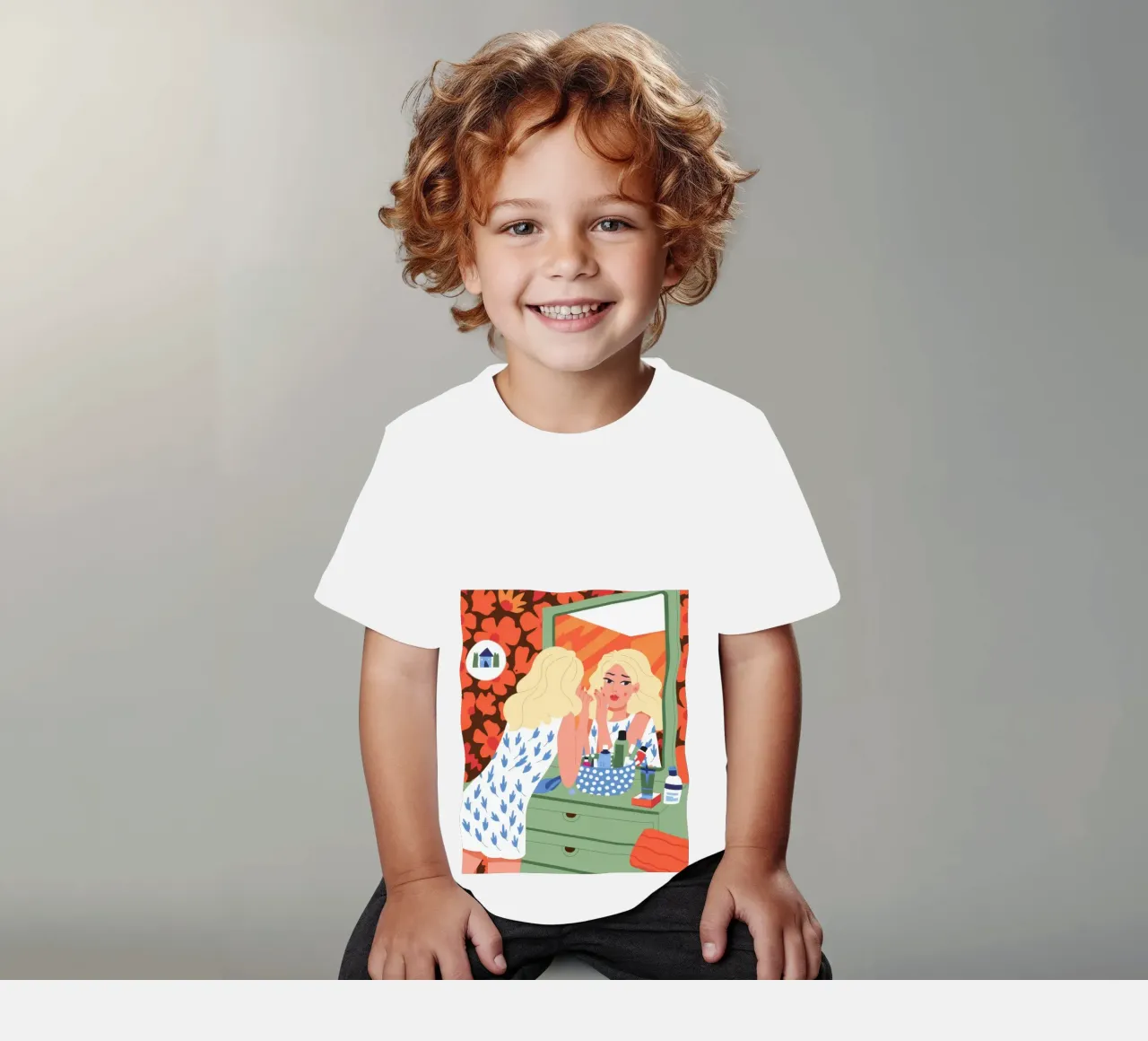Riflesso di vanità t-shirt bambini da Prism Palette