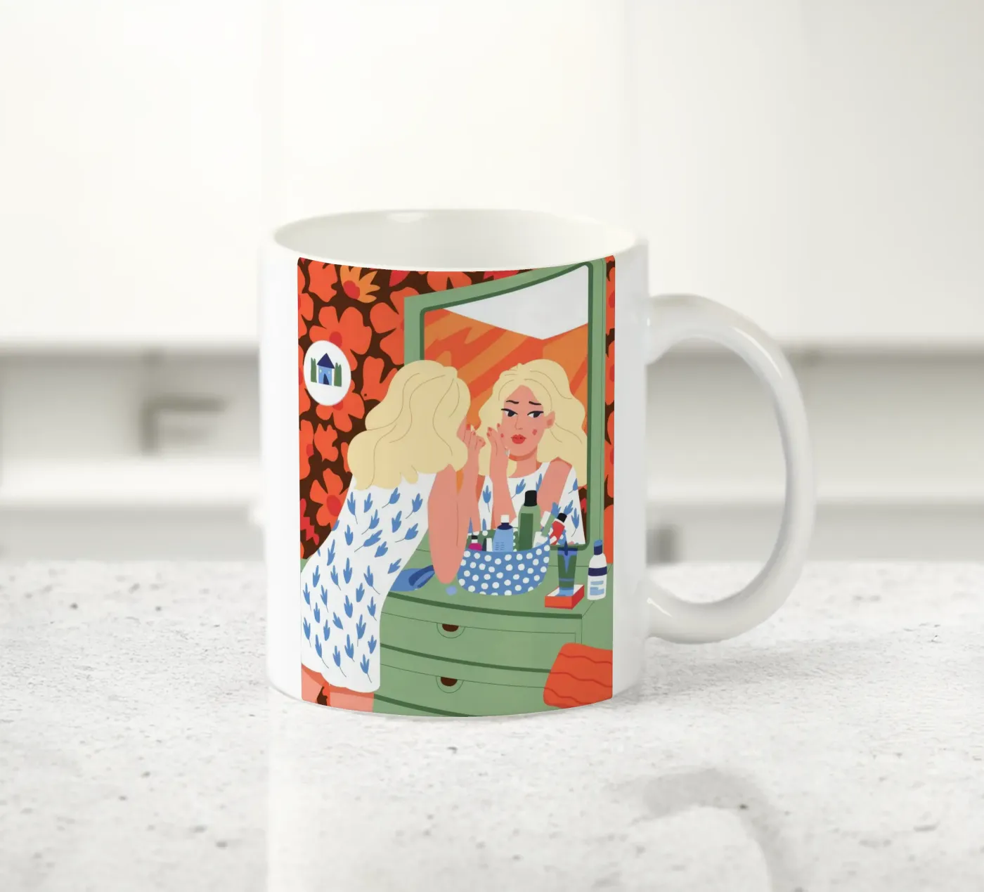 Riflesso di vanità tazza in ceramica da Prism Palette