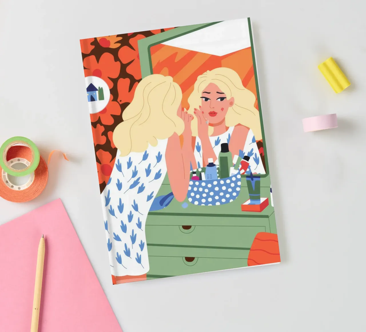 Vanity Reflection notebook by Prism Palette