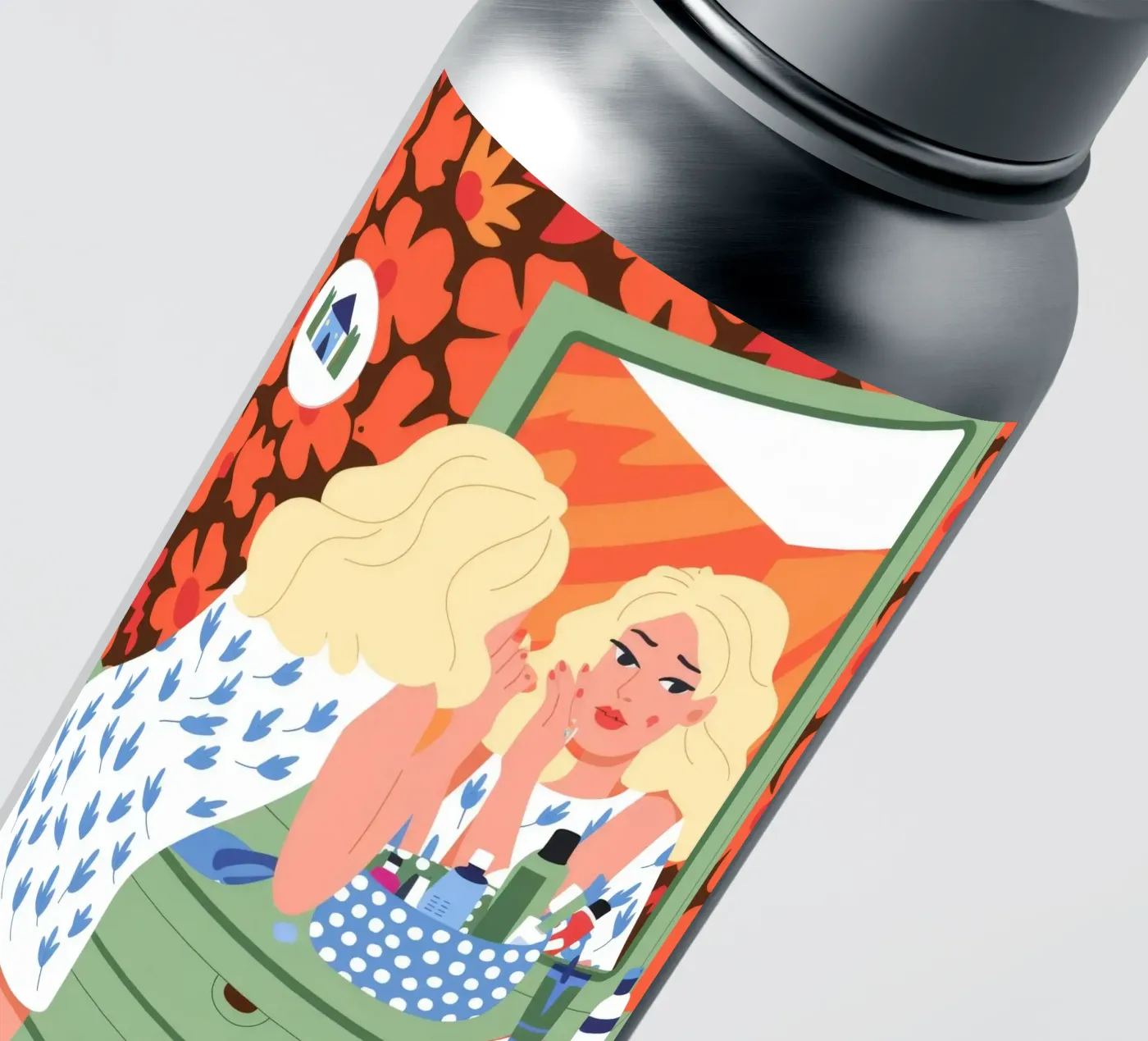 Eitelkeit Reflexion Sticker von Prism Palette