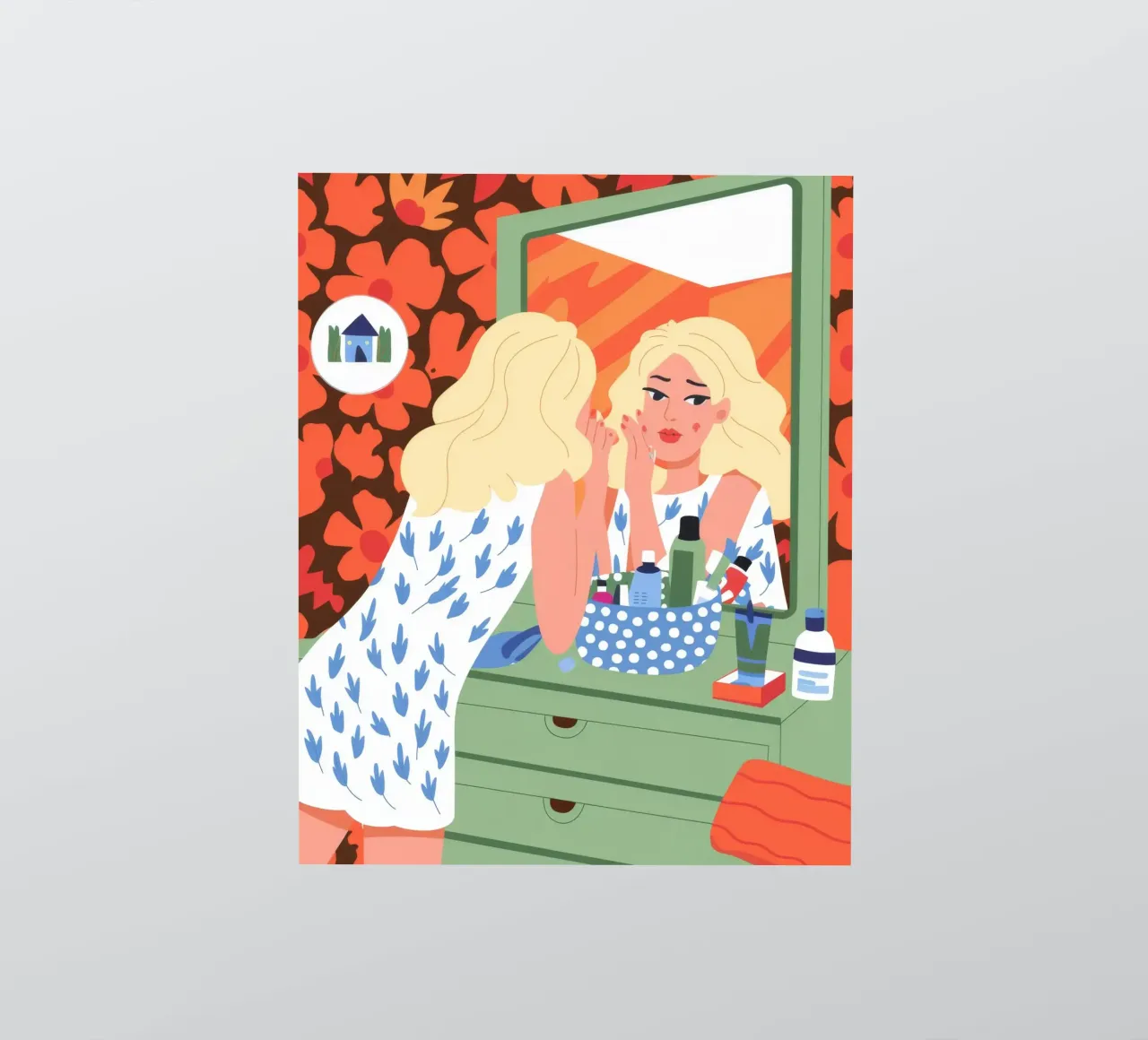 Vanity Reflection sticker by Prism Palette