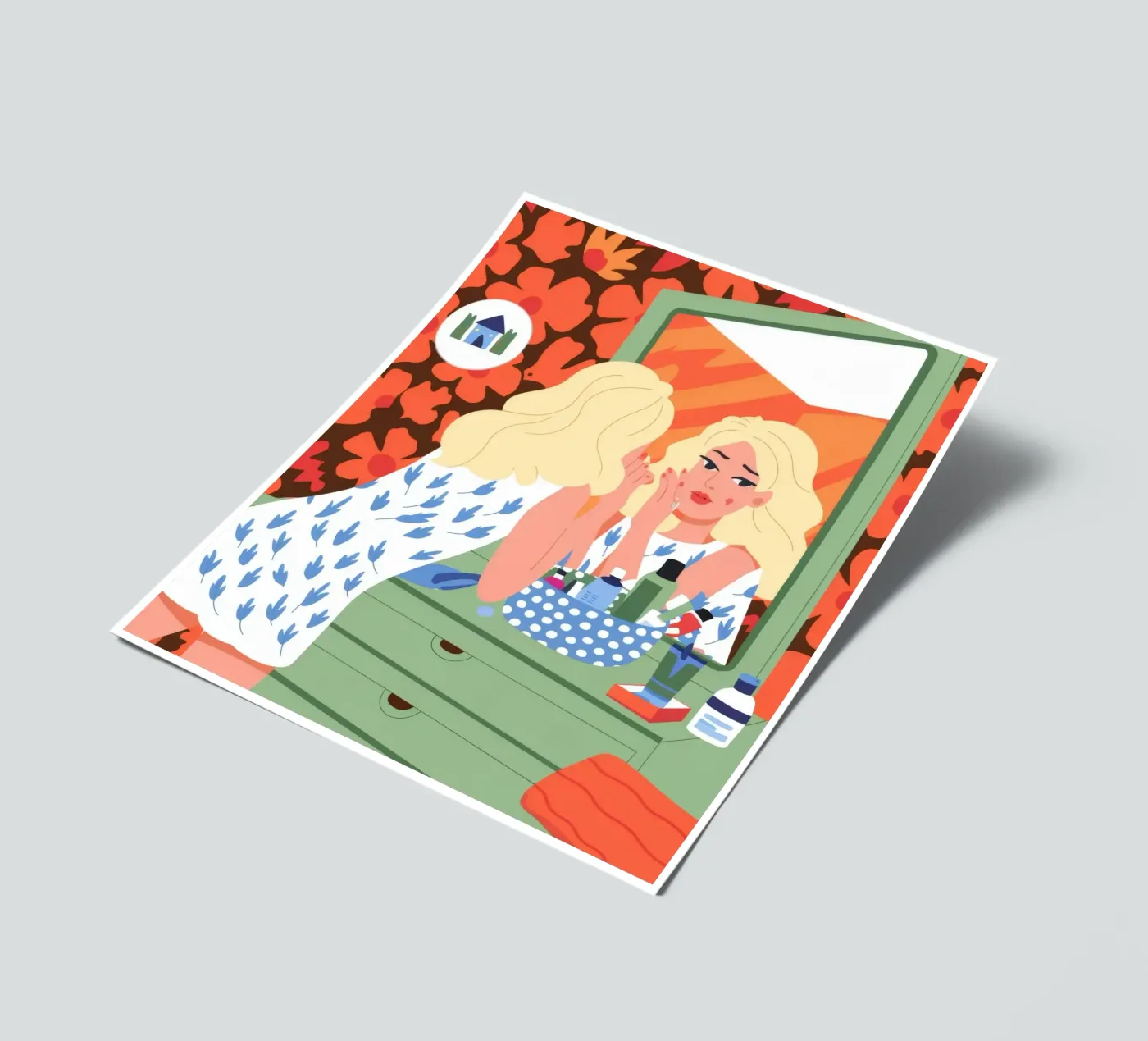 Vanity Reflection sticker sheet by Prism Palette