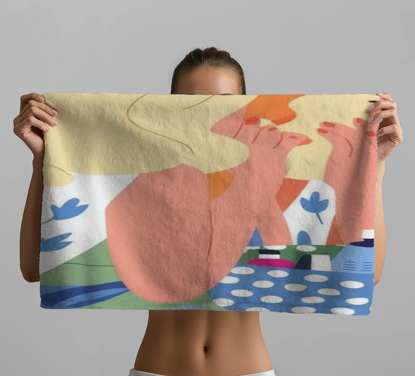 Vanity Reflection towel by Prism Palette