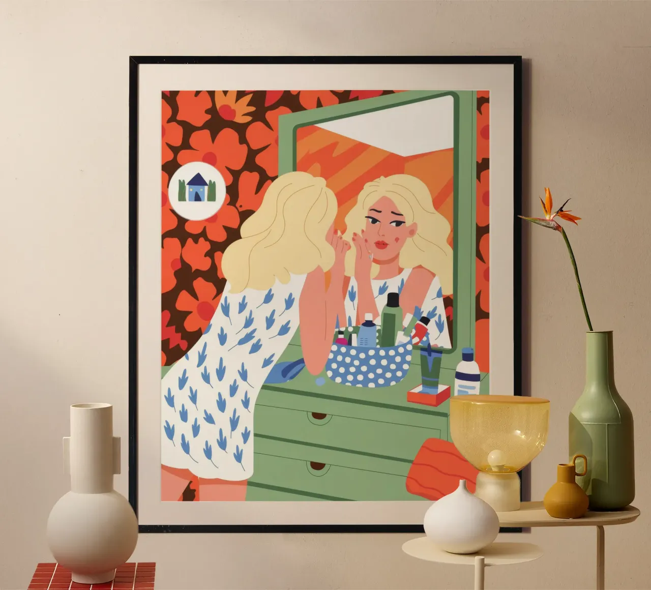 Vanity Reflection poster van Prism Palette