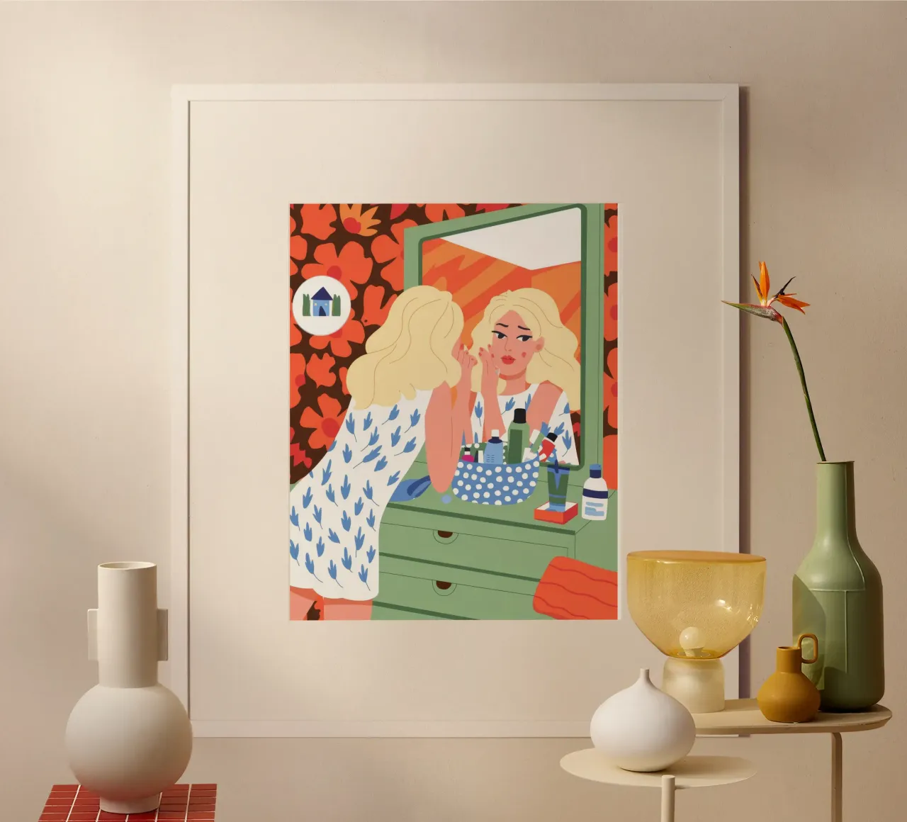 Vanity Reflection poster van Prism Palette