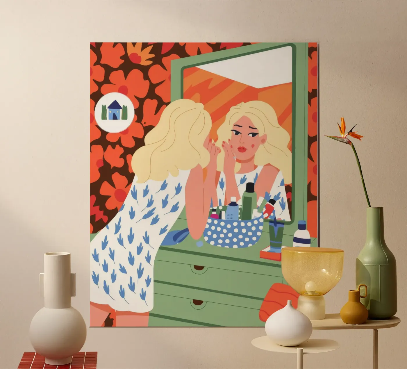 Ijdelheid Reflectie poster van Prism Palette