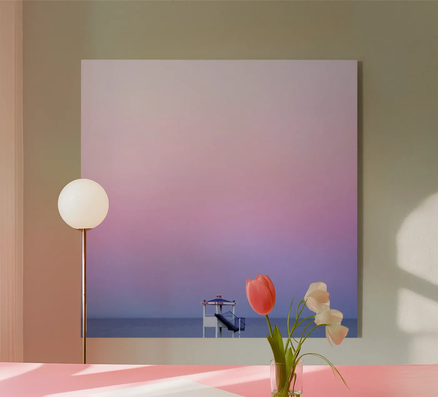 Rescue acryl van Rupert Höller