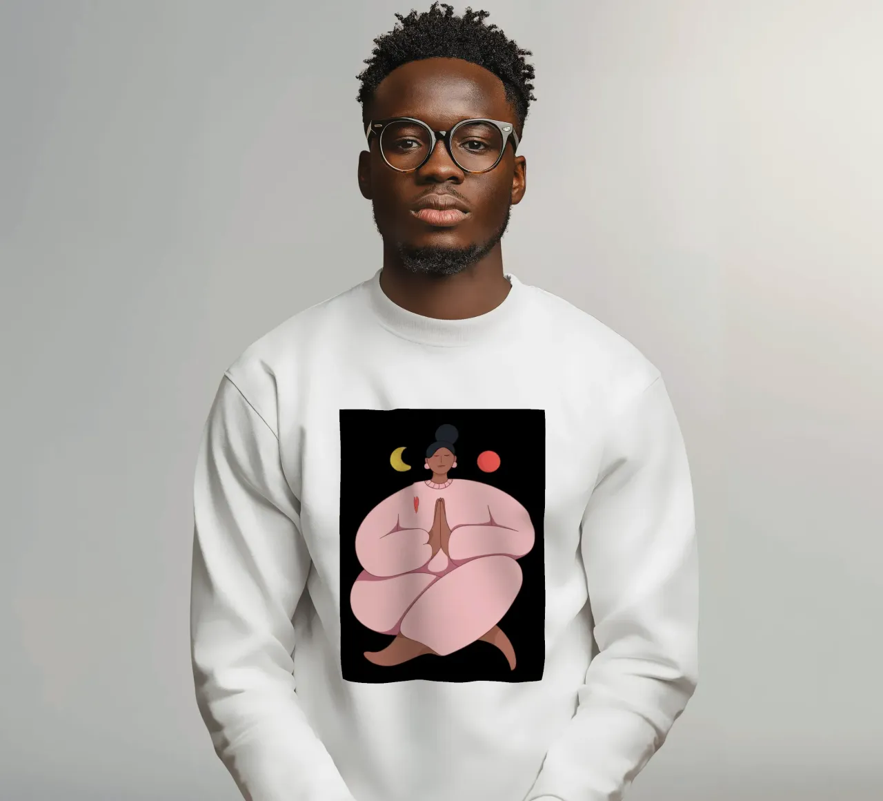 Serene Meditation Bliss sweatshirt by Prism Palette