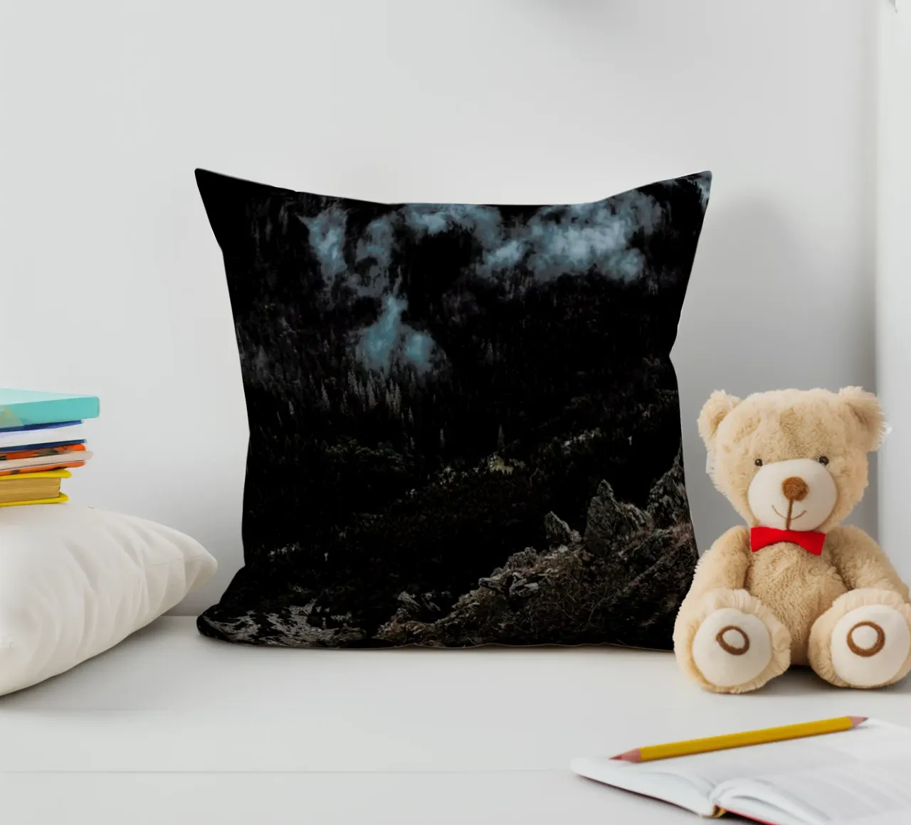 Trees and Clouds cuscino da Sebastian Hilgetag