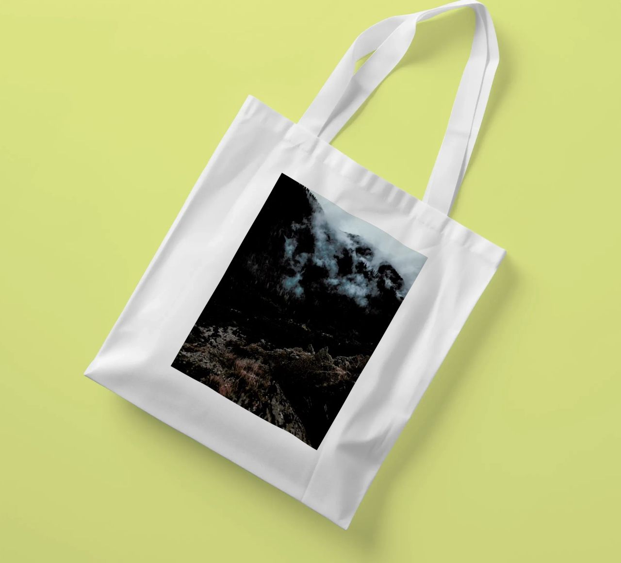 Trees and Clouds borsa in juta da Sebastian Hilgetag