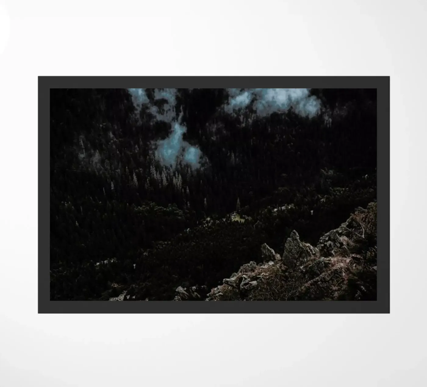 Trees and Clouds deurmat van Sebastian Hilgetag