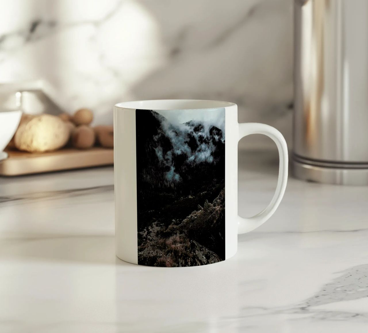Trees and Clouds tazza in ceramica da Sebastian Hilgetag