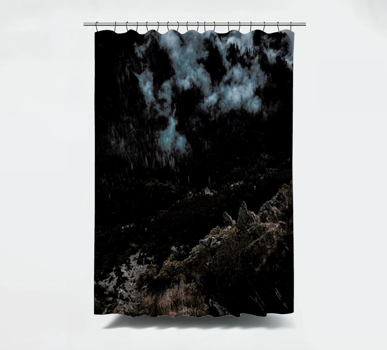 Trees and Clouds tenda da doccia da Sebastian Hilgetag