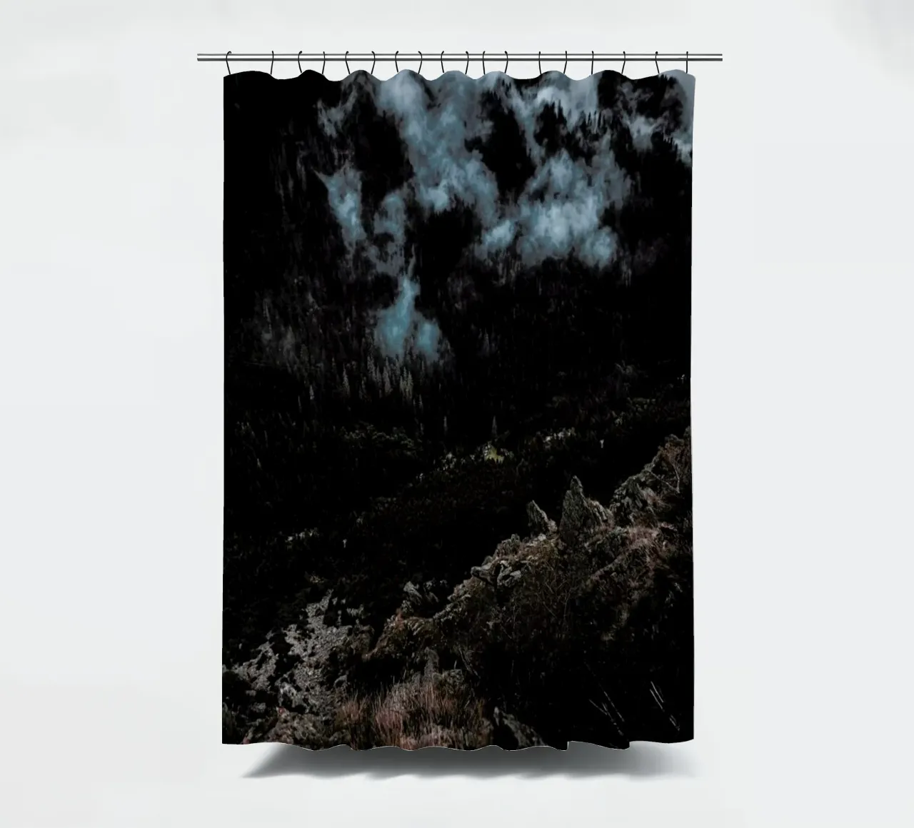 Trees and Clouds tenda da doccia da Sebastian Hilgetag
