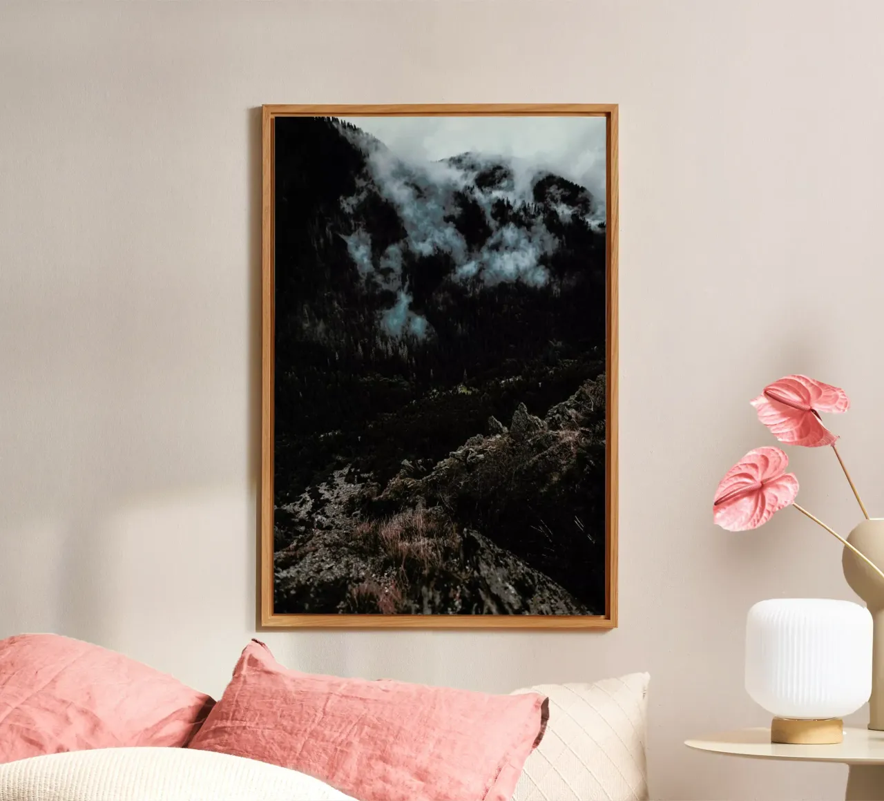 Trees and Clouds alluminio dibond da Sebastian Hilgetag