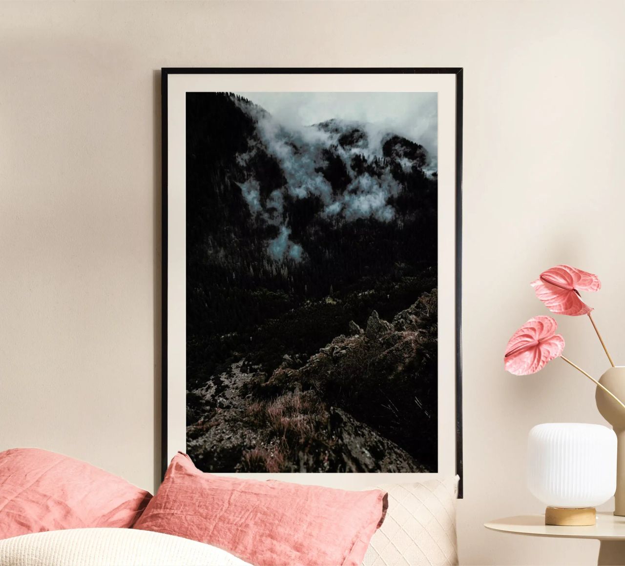 Trees and Clouds poster da Sebastian Hilgetag