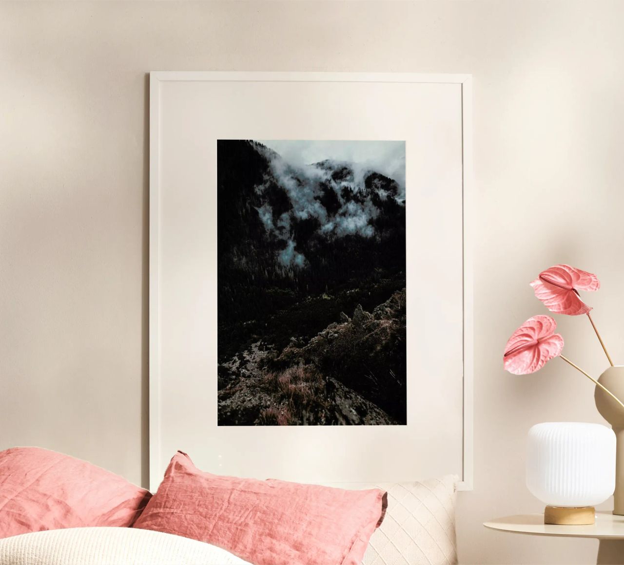 Trees and Clouds poster da Sebastian Hilgetag