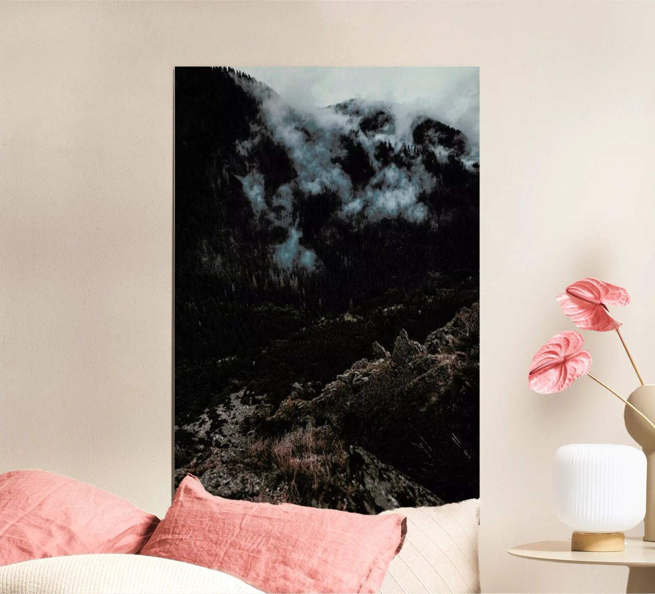 Trees and Clouds poster da Sebastian Hilgetag