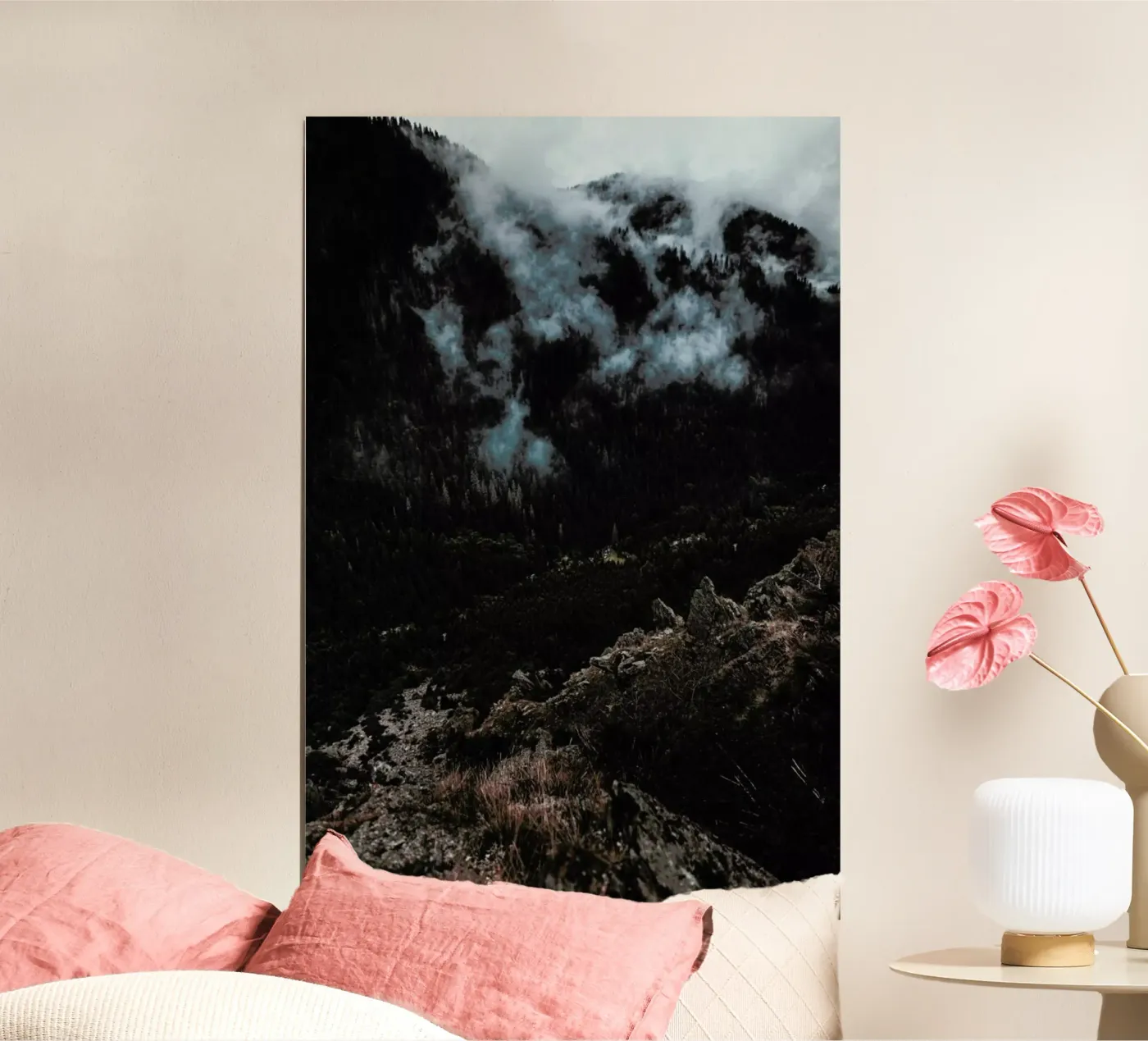 Trees and Clouds poster de Sebastian Hilgetag