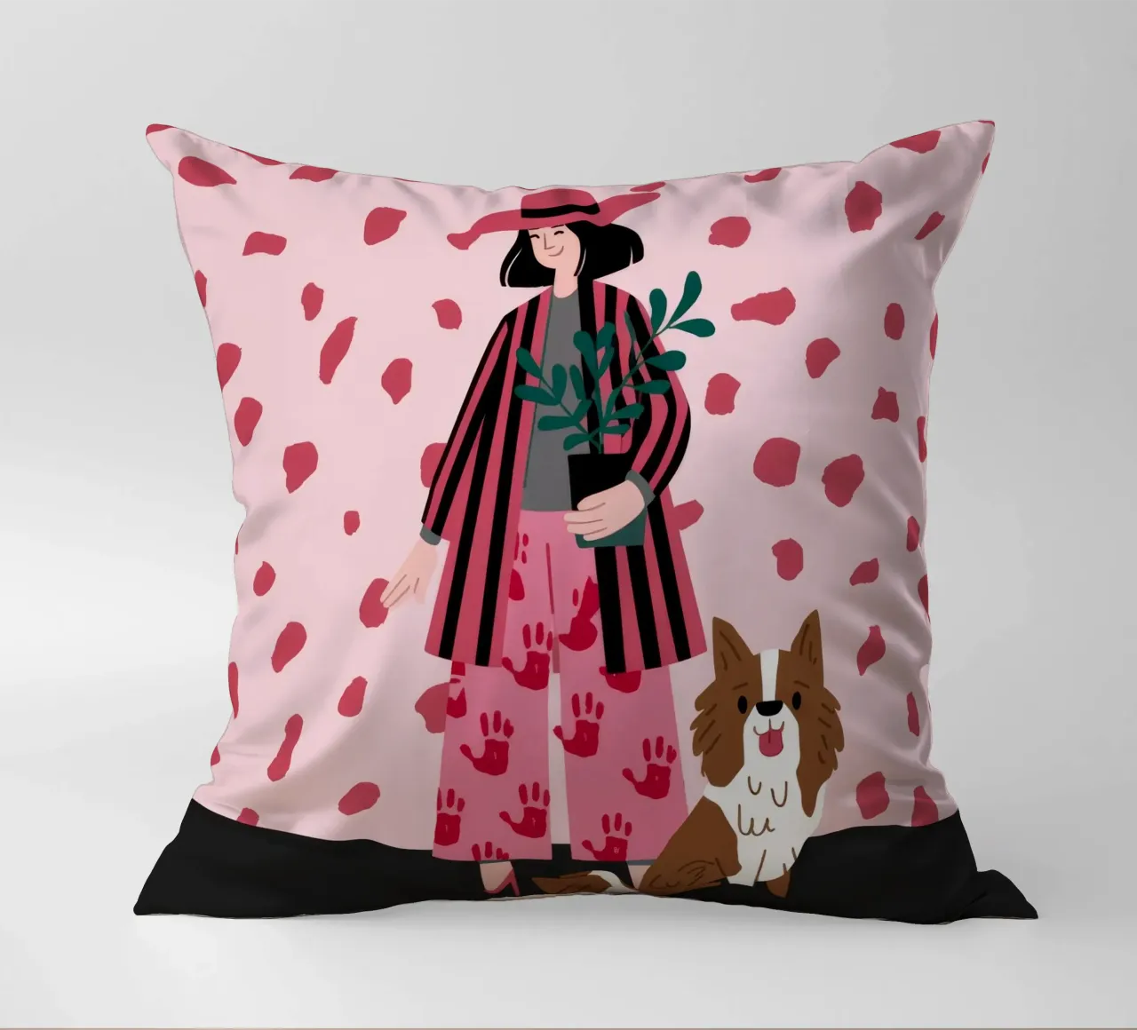 Bold Fashion Statement decorative cushion by Prism Palette