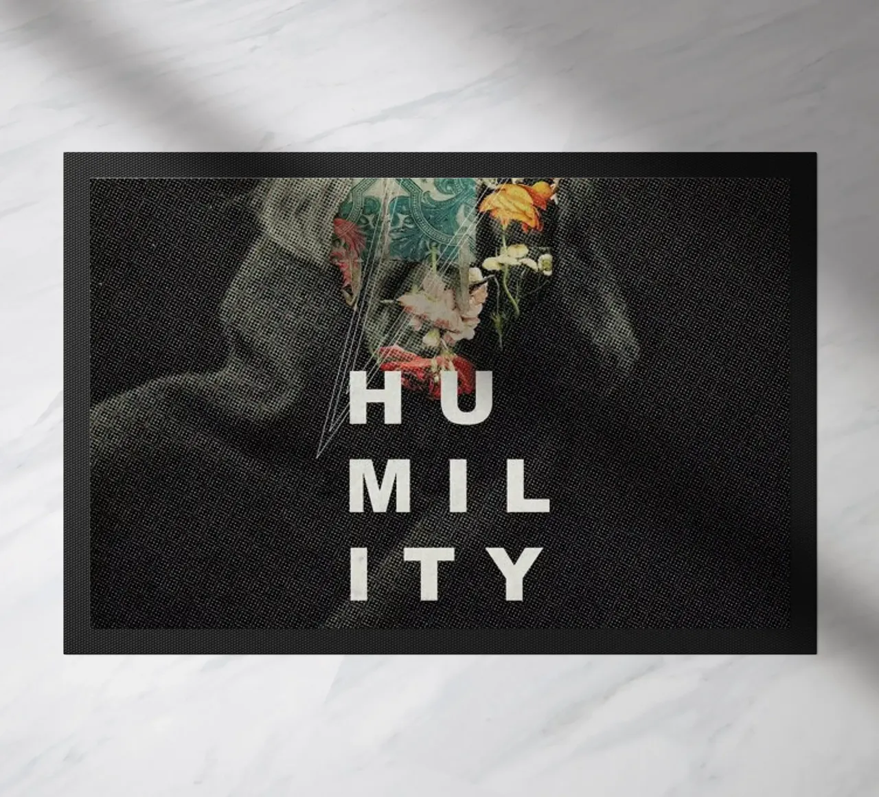 Humility doormat by Frank Moth