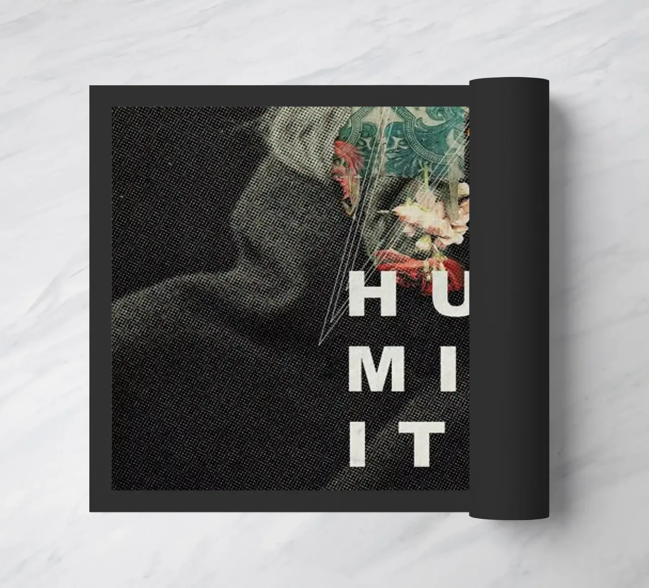 Humility doormat by Frank Moth