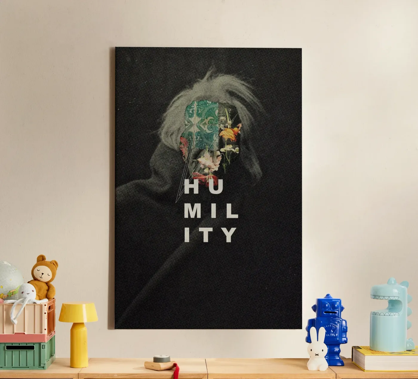 Humility tela da Frank Moth
