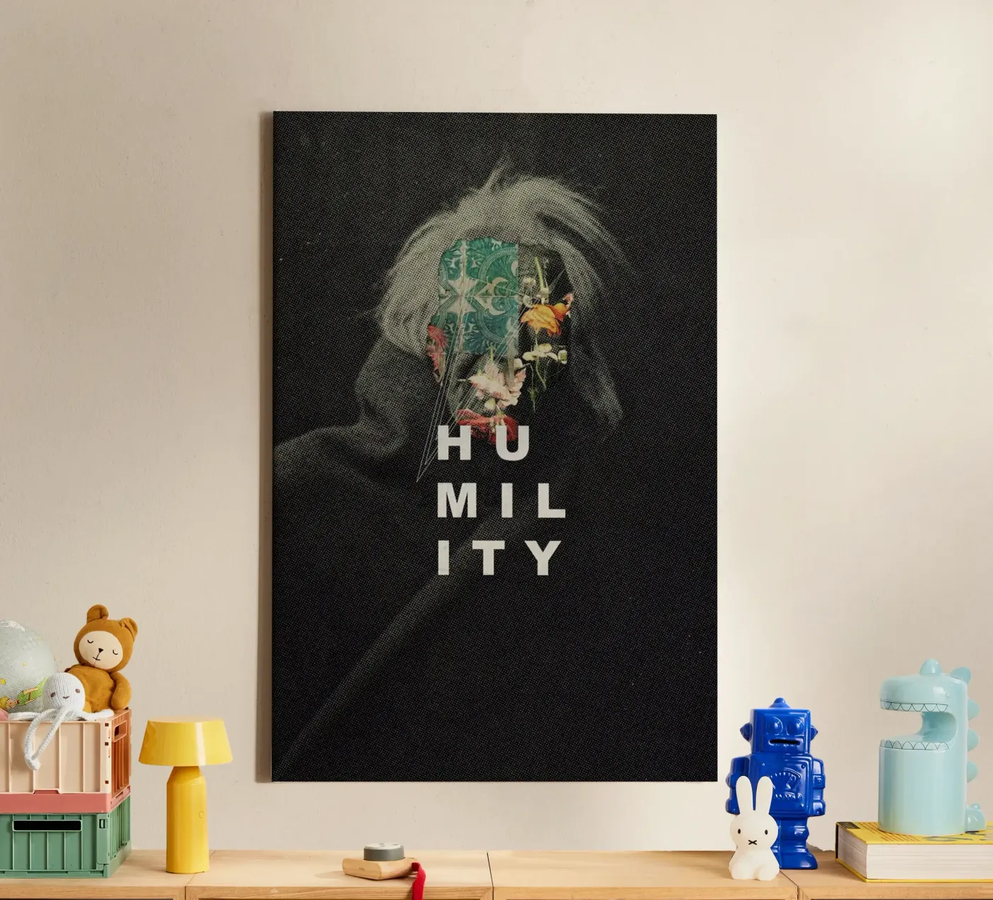 Humility canvas by Frank Moth