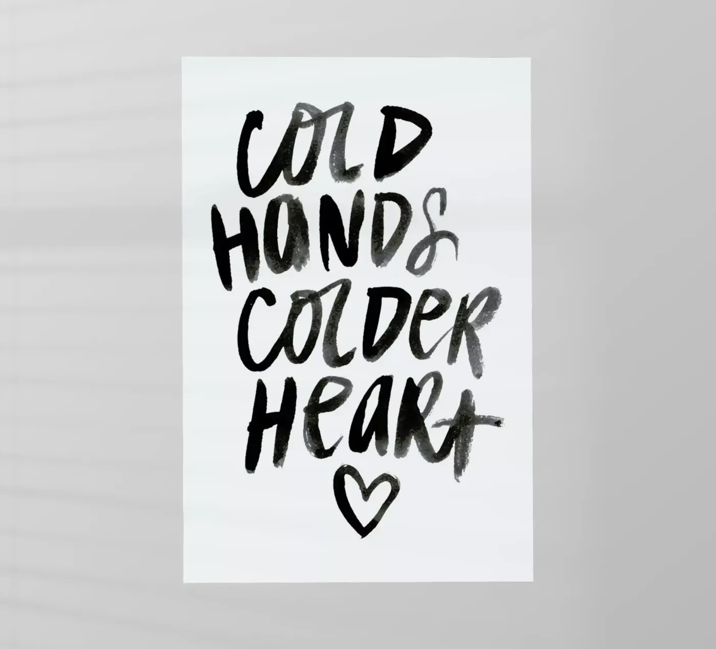 Cold Hands pellicola backlit da Dead Language