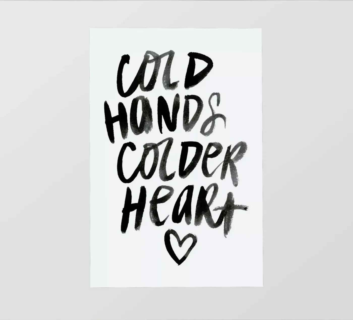 Cold Hands pellicola backlit da Dead Language