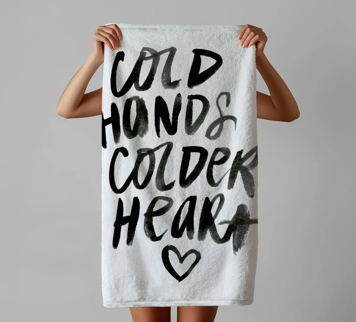 Cold Hands towel by Dead Language