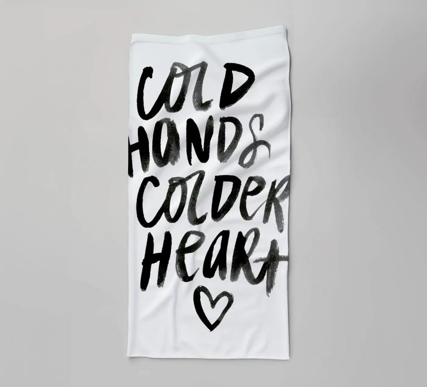 Cold Hands towel by Dead Language
