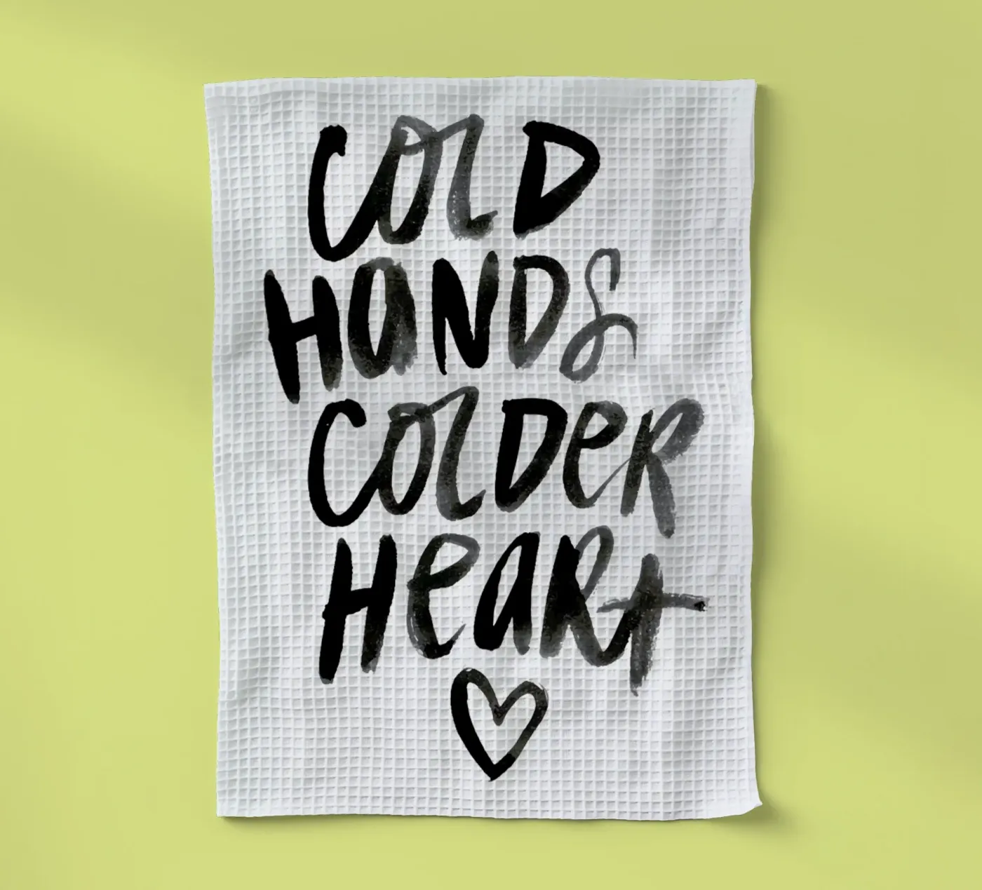 Cold Hands Geschirrtuch von Dead Language