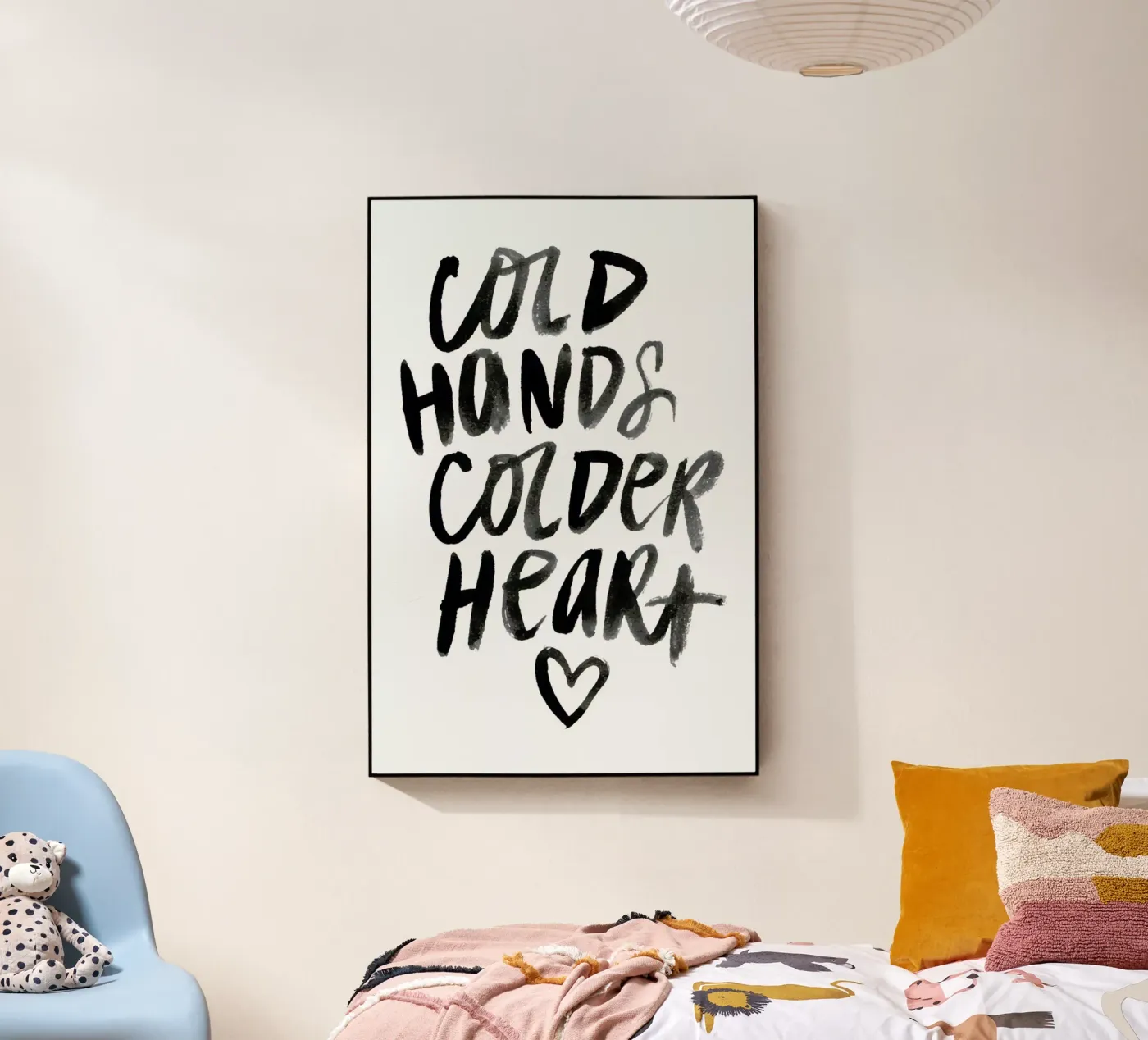 Cold Hands acryl van Dead Language