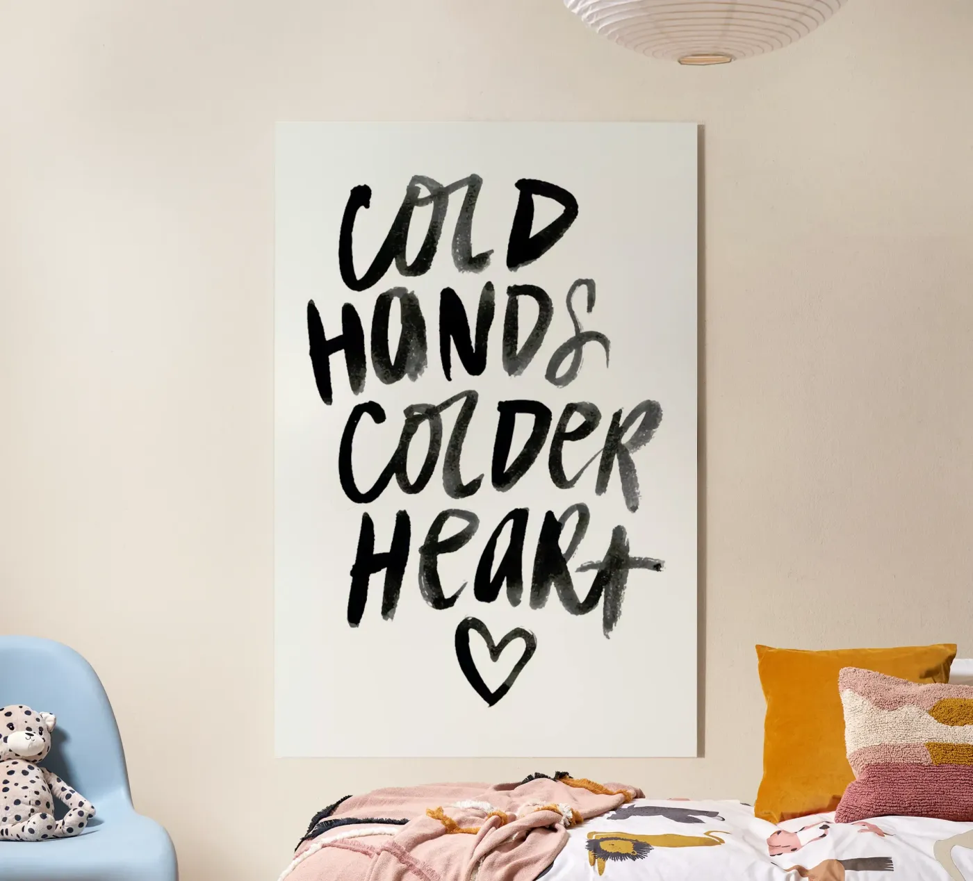 Cold Hands acryl van Dead Language