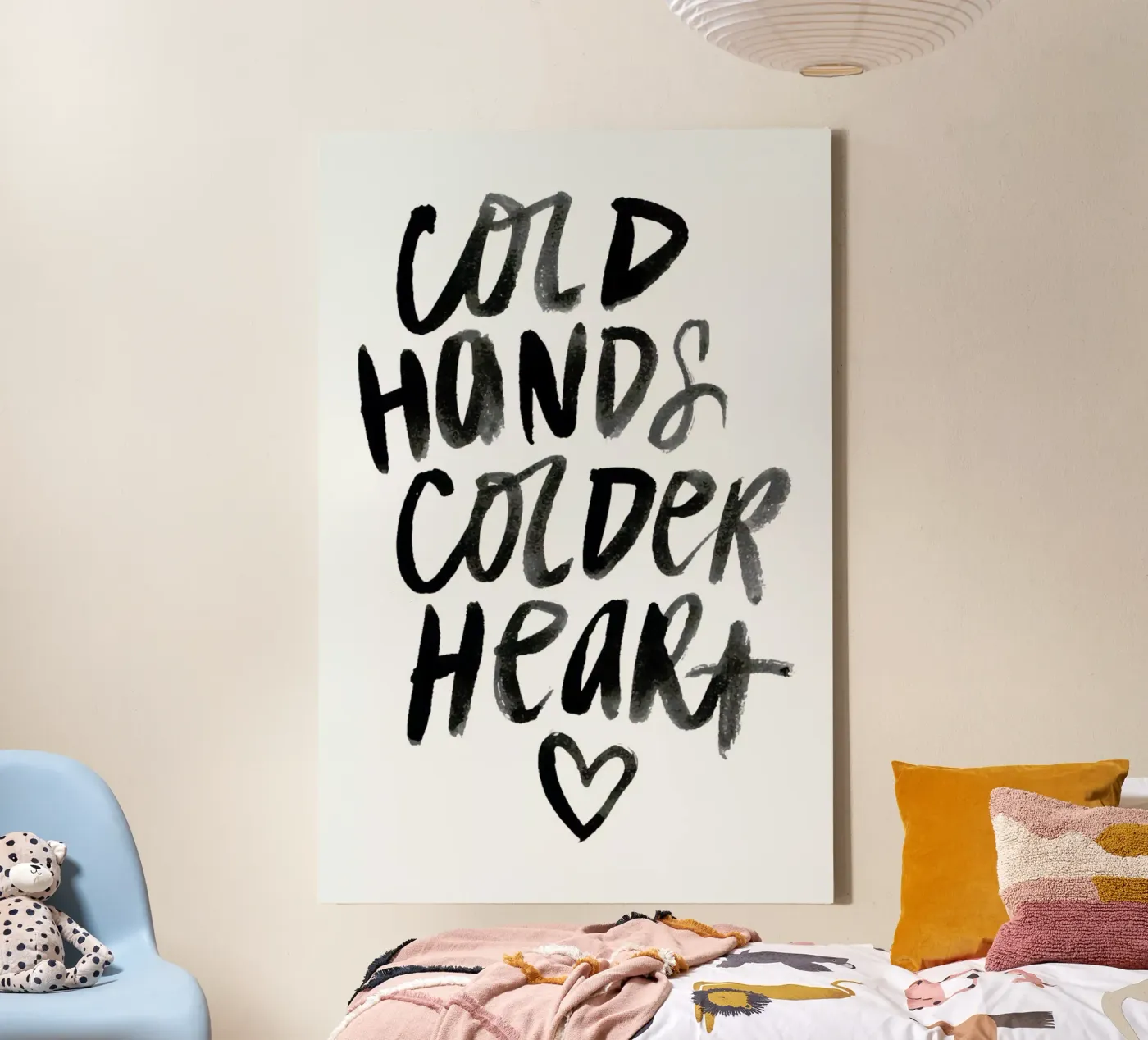 Cold Hands canvas by Dead Language