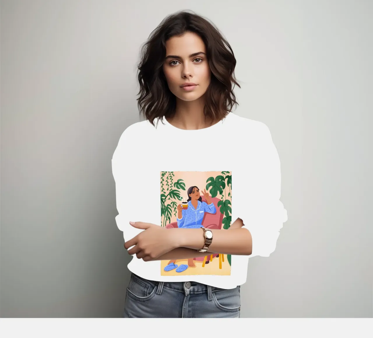 Una routine mattutina rilassata felpa da Prism Palette