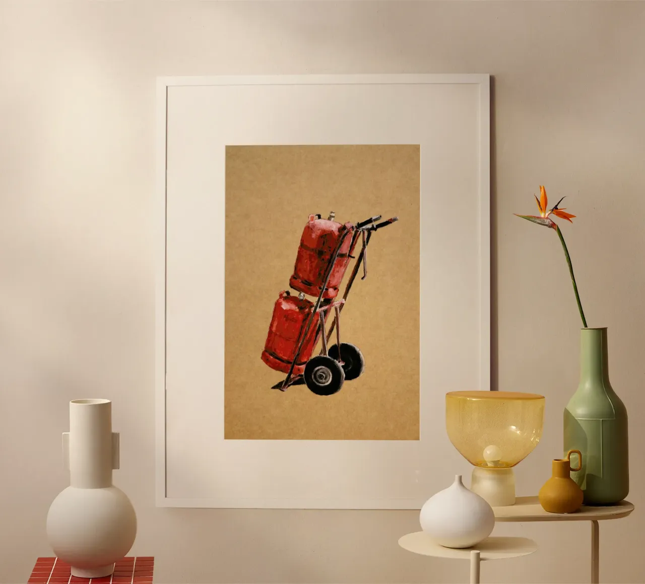 Cargo Todo 1 poster con telaio in alluminio da David Diehl