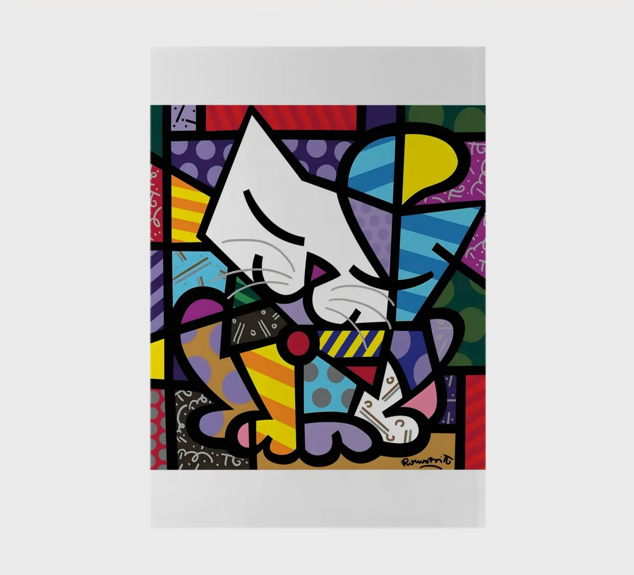 Die Katze Romero Britto Notizbuch von Perdana shop