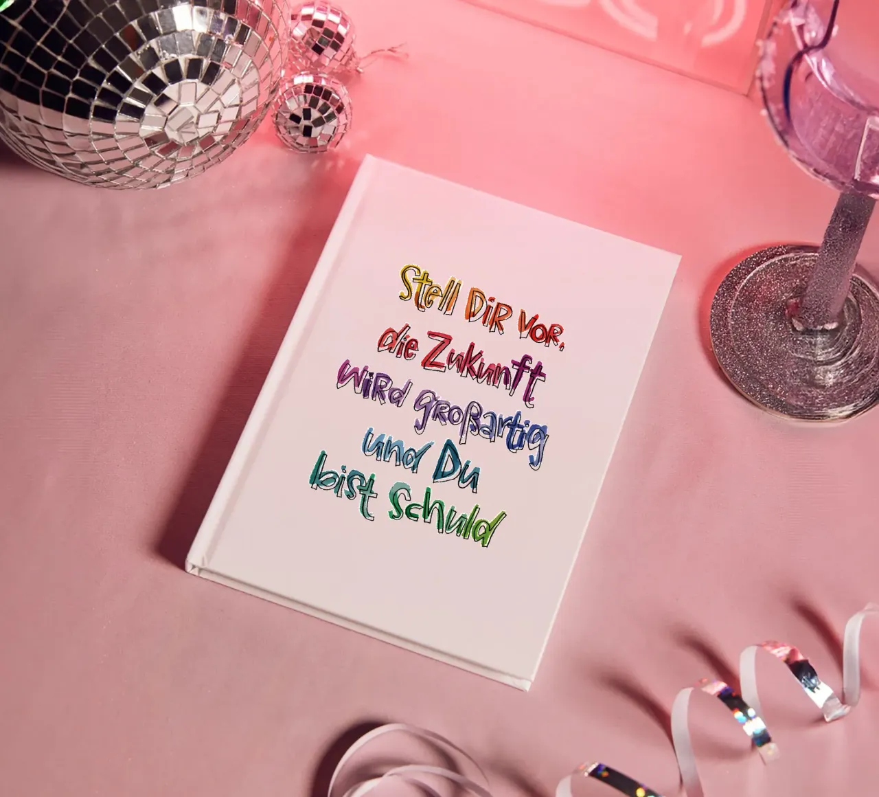 Zukunft Regenbogen notebook by Brushmeetspaper