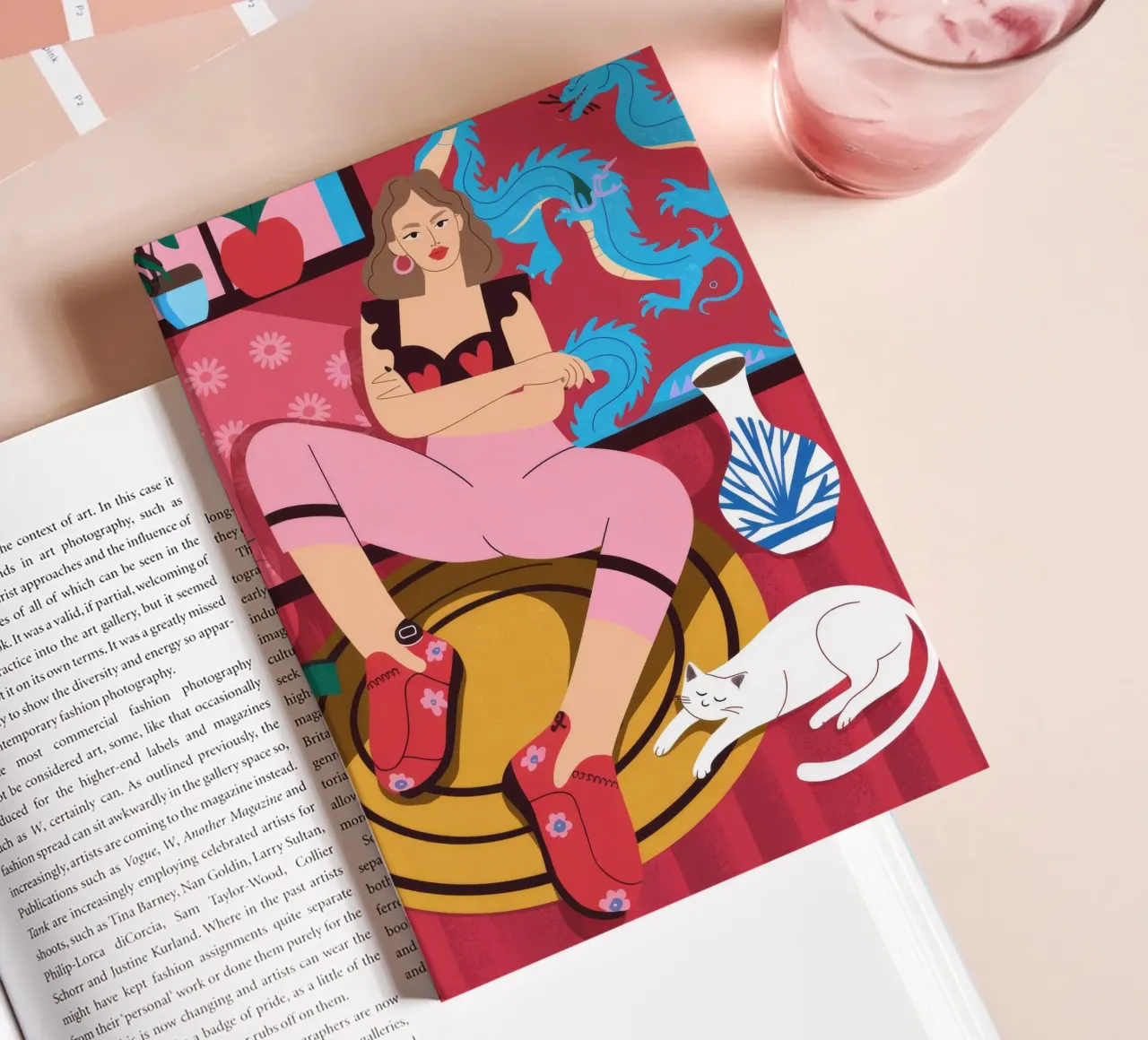 Playful Relaxation Vibes notebook by Prism Palette
